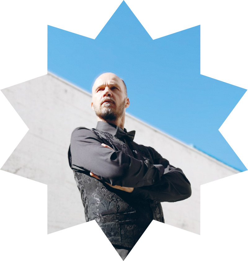 Marko Maunuksela on Che, Evitan vastavoima ja omatunto.